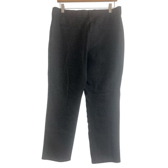 ✨Quince Ultra-Stretch Ponte Straight Leg Charcoal Sz Large Pants✨ - Picture 6 of 10